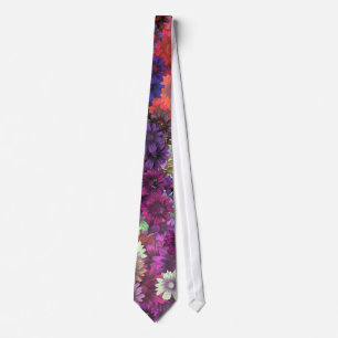 Cravate Cottage jardin motif fleuri