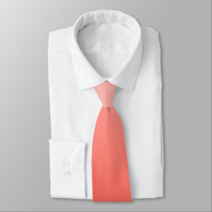 CRAVATE COULEUR DE GRADIENT DIY, CORAIL ORANGE / ECHO PÊCH