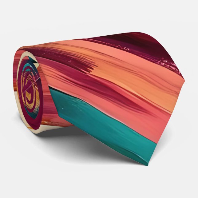 Cravate couleur dynamique (Roulé)