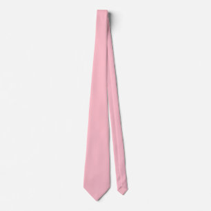 Cravate Couleur FFC0CB rose - Option pour ajouter un nom