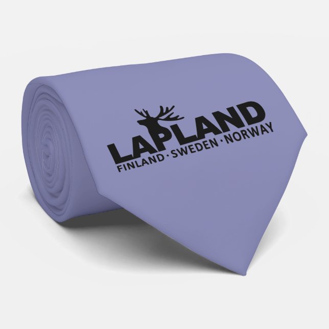 CRAVATE couleur personnalisée LAPLAND (Roulé)