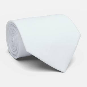 Cravate Couleur solide blanche givrée Classique Élégan