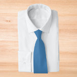 Cravate Couleur solide bleu acier<br><div class="desc">Couleur solide bleu acier</div>