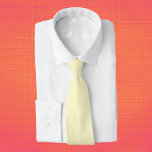 Cravate Couleur solide de chiffon citron<br><div class="desc">Couleur solide de chiffon citron</div>