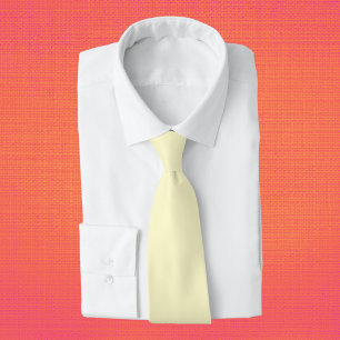 Cravate Couleur solide de chiffon citron