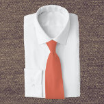 Cravate Couleur solide en terre cuite<br><div class="desc">Couleur solide en terre cuite</div>