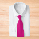 Cravate Couleur solide rose vif<br><div class="desc">Couleur solide rose vif</div>