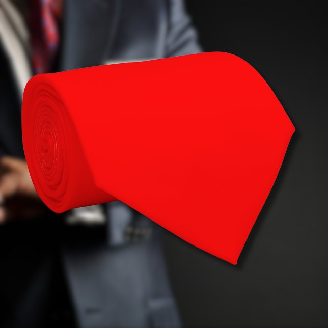 Cravate Couleur solide rouge | Classique | Élégant | tenda (Créateur téléchargé)