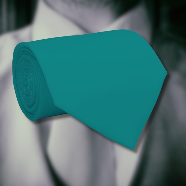 Cravate Couleur solide turquoise | Classique | Élégant (Créateur téléchargé)