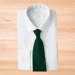 Cravate Couleur solide vert foncé<br><div class="desc">Couleur solide vert foncé</div>