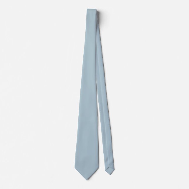 Cravate Couleur uni bleu pastel (Devant)