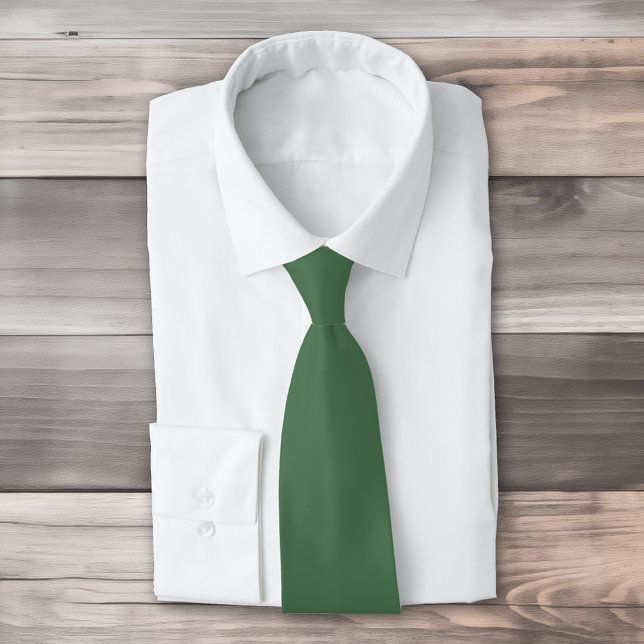 Cravate Couleur uni clair Moss Green (Créateur téléchargé)