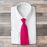 Cravate Couleur uni rose foncé clair<br><div class="desc">Design rose foncé clair et uni.</div>