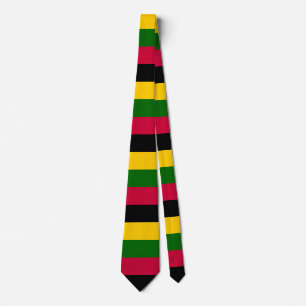 Cravate Couleurs africaines - Grandes Motifs