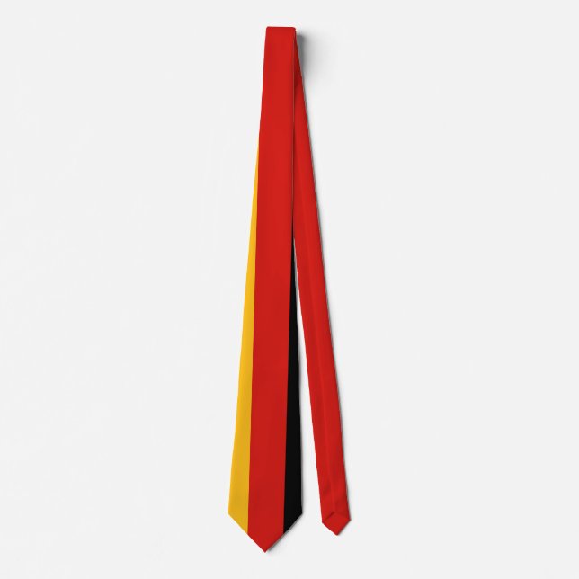 Cravate COULEURS ALLEMANDES DE DRAPEAU + vos idées (Devant)