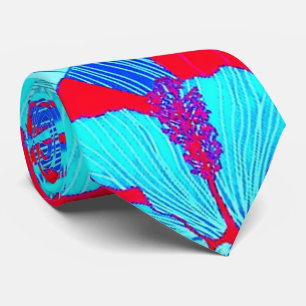 CRAVATE COULEURS AUDACIEUSES DE STYLE HAWAÏEN DE FUITE
