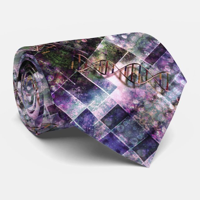 Cravate Couleurs d'ADN (Roulé)