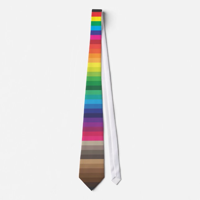 Cravate couleurs de nuance (Devant)