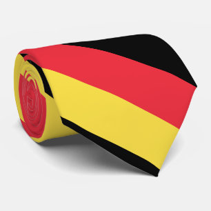 Cravate Couleurs du drapeau de la Belgique