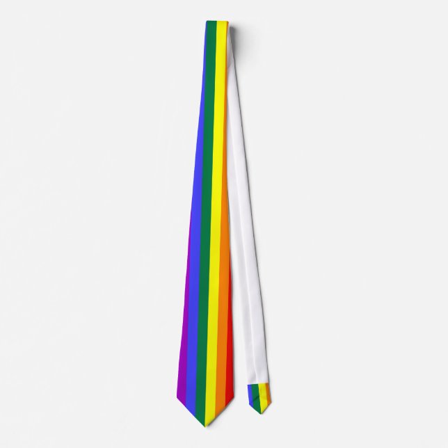 Cravate Couleurs LGBT (Devant)