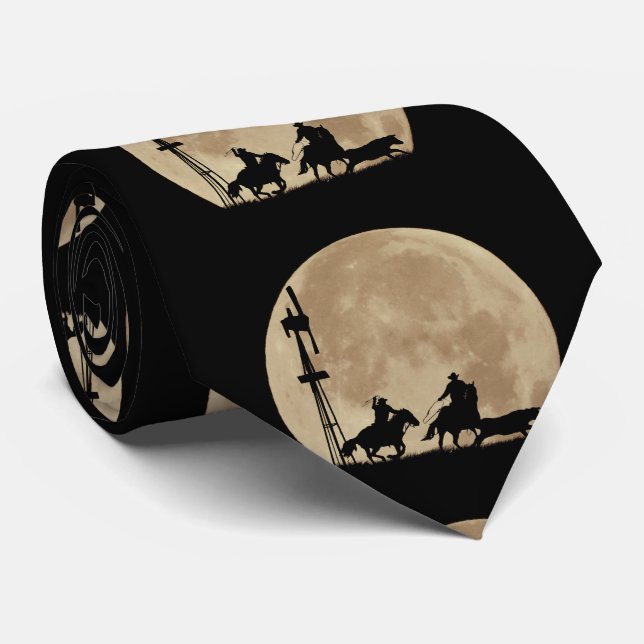 Cravate Country Western Cowboy (Roulé)