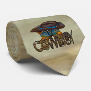 Cravate Country Wood Cowboy