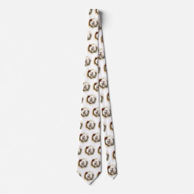 Cravate Coupe de la fête de la couronne de Noël afghane (Devant)