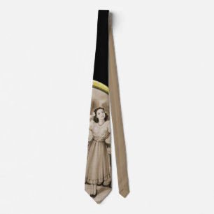 Cravate Couple de romance vintage, homme et femme amour