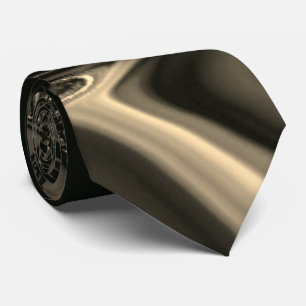 Cravate Courbes de bronze sur arrière - plan beige brun