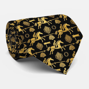 Cravate Course Hippique Faux Soie Gentleman Cavalier de