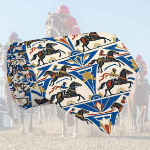 Cravate Course Hippique Faux Soie Gentleman Cavalier de