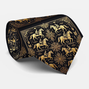 Cravate Course Hippique Faux Soie Gentleman Cavalier de