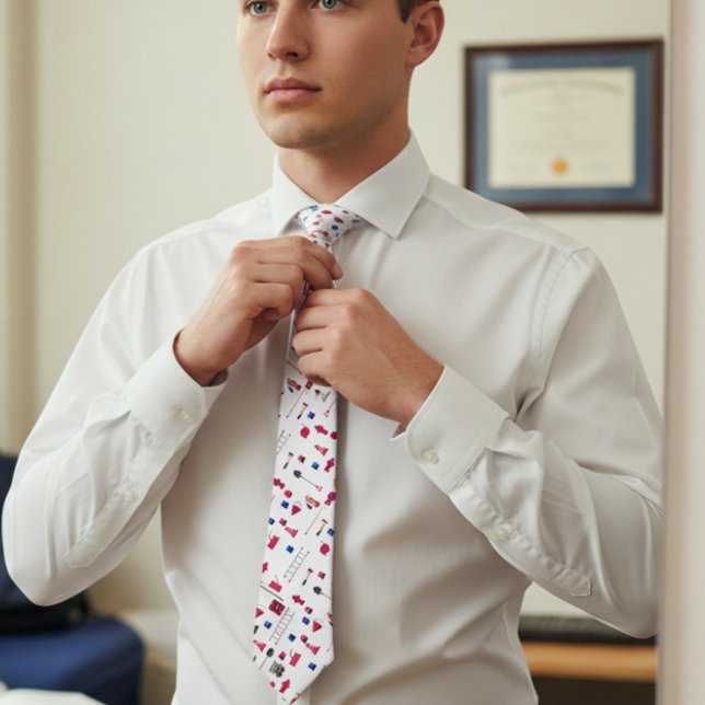 Cravate Couvercle de diplôme de pompier (Créateur téléchargé)