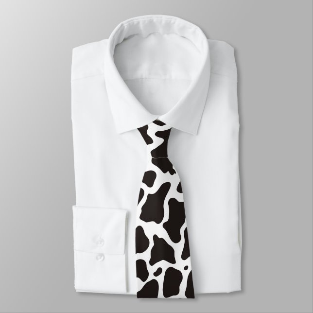 Cravate Cow Pattern Neck Tie (Attaché)