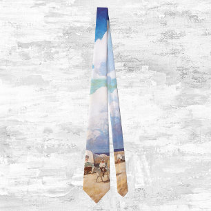 Cravate Cowboys occidentaux vintages, Wagons couverts par