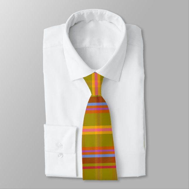 Cravate Crafty Candy Plaid CCCETOT (Attaché)