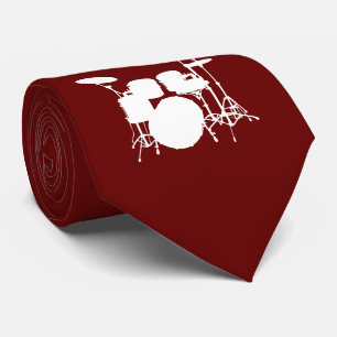 Cravate Craie blanche en silhouette