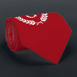 Cravate Cranberry Red White Laurel Wreath Initial Monogram<br><div class="desc">Cranberry Red and White Blé Laurel Wreath Initial Monogramme Un arrière - plan solide élégant avec une zone encadrée pour votre monogramme, nom ou autre texte. Vous pouvez également modifier la police de texte, ajuster la taille et la couleur de la police, déplacer le texte, ajouter des champs de texte...</div>