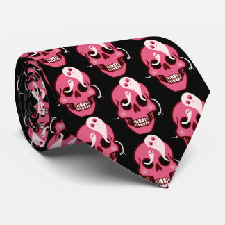 Cravate Crâne drôle avec Fantômes Halloween