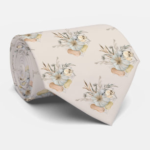 Cravate Crânes citrouilles et Squash Thanksgiving