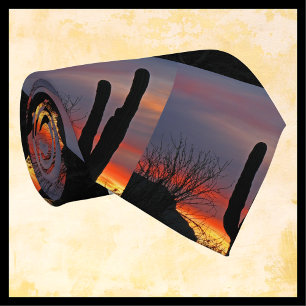 Cravate Cravate, Saguaro Cactus, sud-ouest, Motif