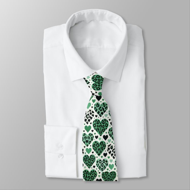 Cravate Crazy Love (Vert) (Attaché)