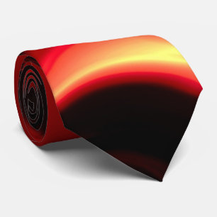 Cravate Creative Original Style Rouge Noir Abstrait