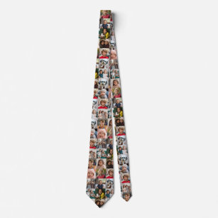 Cravate Créer un collage photo personnalisé avec 16 photos