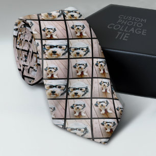 Cravate Créer un collage photo personnalisé avec 6 photos