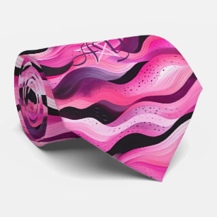 Cravate Créez vos propres vagues ombrées rose violet