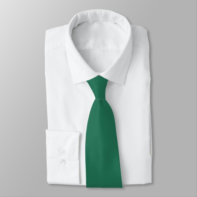Cravate Créez Votre Propre Vert Personnalisé (Attaché)