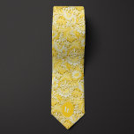Cravate crème à la braise Monogramme jaune<br><div class="desc">Faites une déclaration avec notre Groomsman Buttercream Yellow Monogram Cravate. Le design complexe en monogramme jaune crème beurrée est à la fois sophistiqué et unique. Découvrez nos chaussettes assorties pour améliorer votre tenue mariage.</div>