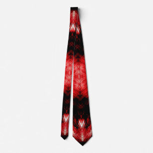 Cravate Crimson Symmetry