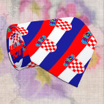 Cravate Croatie patriotique, mode Drapeau croate<br><div class="desc">Cravate : Drapeau patriotique Croate rayures avec Armoiries & Croatie design d'entreprise - amour mon pays,  l'usure de bureau,  voyages,  patriotes nationaux / fans de sport</div>